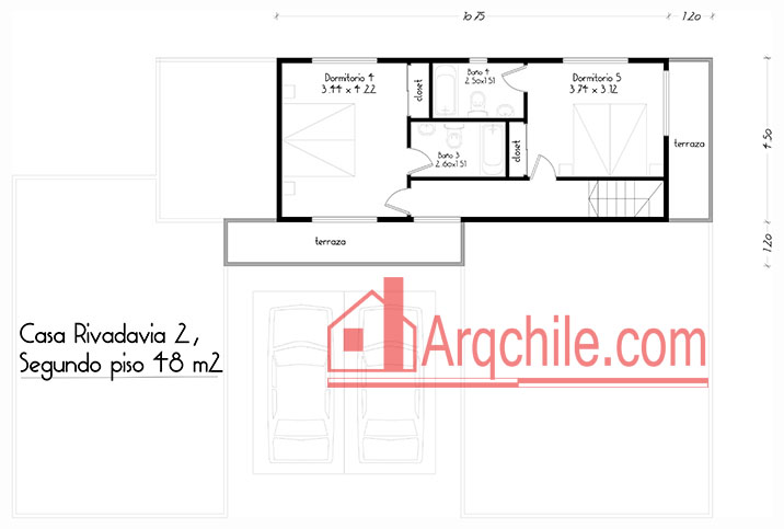 Casa Rivadavia 2, 170 m2